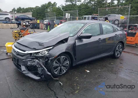 2016 Honda Civic Ex-L from USA, damaged, VIN 2HGFC1F77GH651824